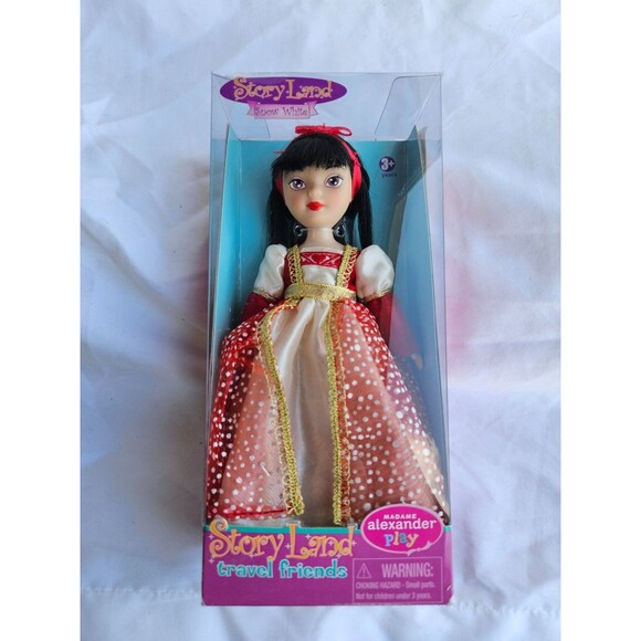 7" Madame Alexander Story Land Travel Friends Snow White Jointed Doll NEW in Box - Picture 1 of 7